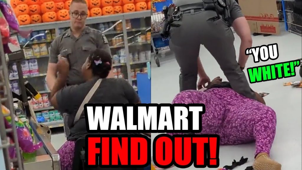 Never go full BLM in walmart.