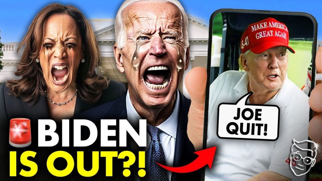 LEAKED VIDEO: Trump Announces Biden is QUITTING Race! ‘I’ll Beat Kamala, She’s So F*CKING BAD!’