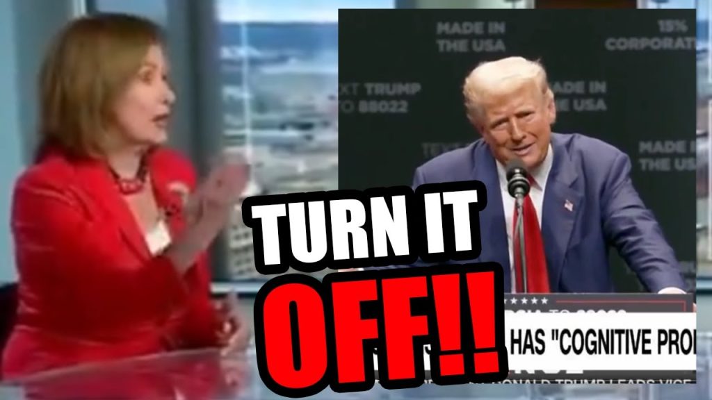 Nancy Pelosi LOSES IT on air after CNN played this Trump clip!! LOL