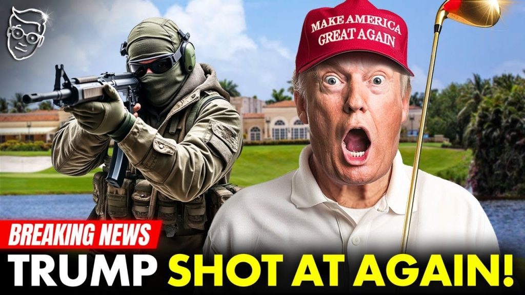 BREAKING: Second Trump Assassination, Trump Shot At By Assassin, Secret Service OPENS FIRE