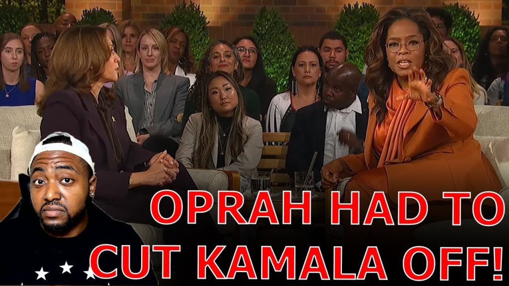 Oprah CUTS OFF Kamala Harris As She GOES INTO Word Salad To Answer SIMPLE Question From Audience!