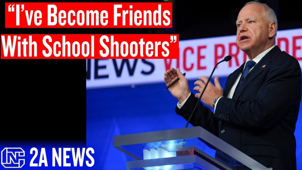 Tim Walz Says I’ve Become Friends With School Shooters During Vice President Debate