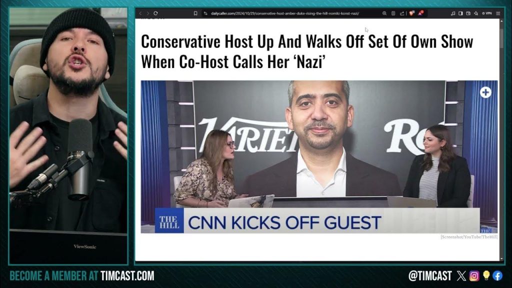 Conservative WALKS OFF SHOW After Being Called Nazi By UNHINGED Liberal, THIS IS THE WAY