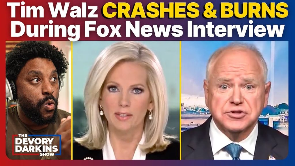 Tim Walz CRASHES AND BURNS During Fox News Interview