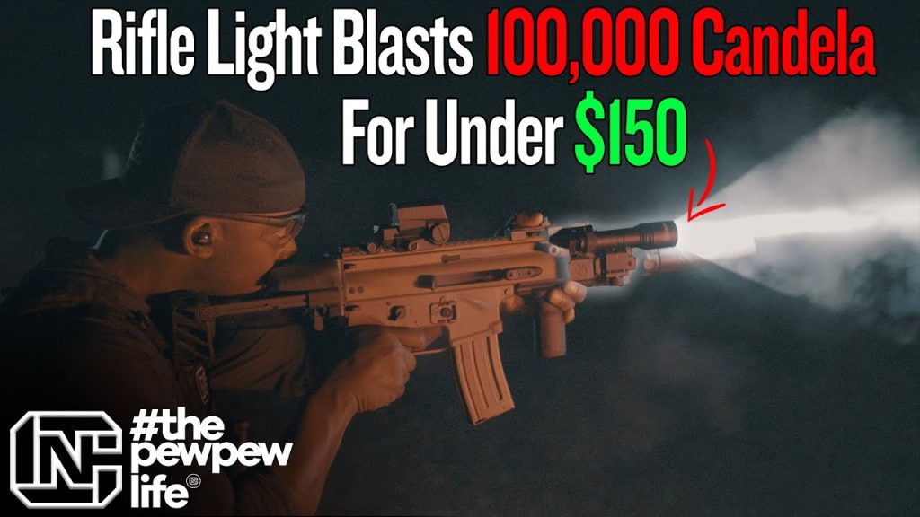 Forget Lumens, This Rifle Light Blasts 100,000 Candela for Under 0 Forget Lumens, This Rifle Light Blasts 100,000 Candela for Under 0