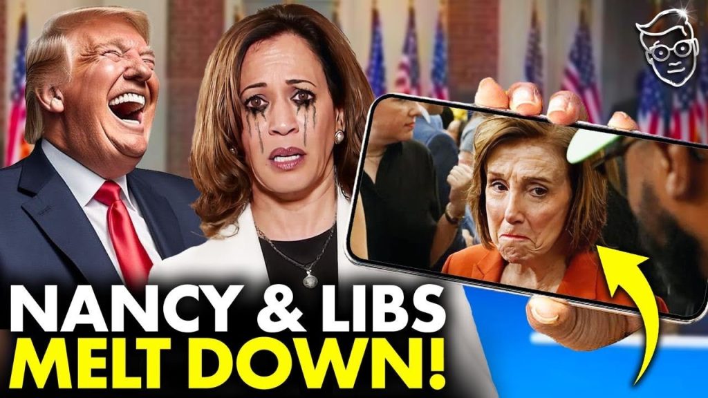 Nancy Pelosi BURST Into TEARS On LIVE-TV at Kamala Concession Speech To Trump, Kamala Voters SOB