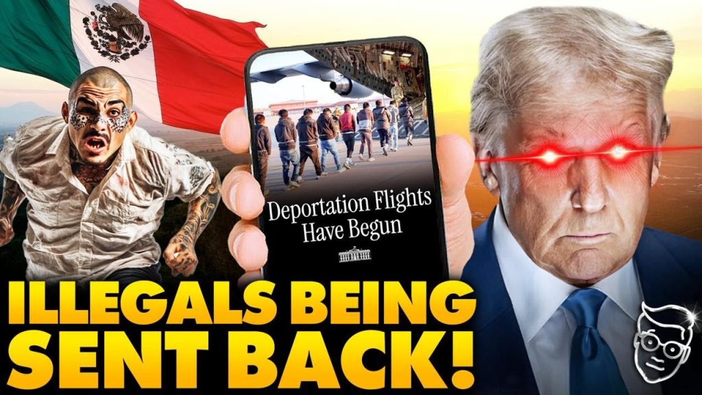 White House Posts Photo of Criminal Aliens in Chains Deported On Military Plane: ‘Going Back Home’