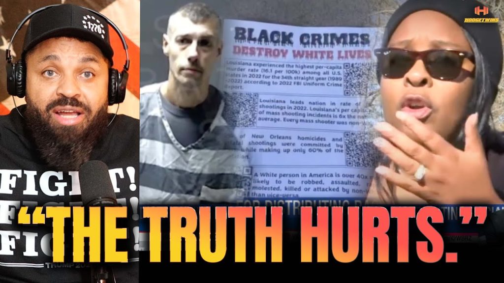 Black Crimes Destroy White Lives flyers Found in black neighborhoods Man Arrested!