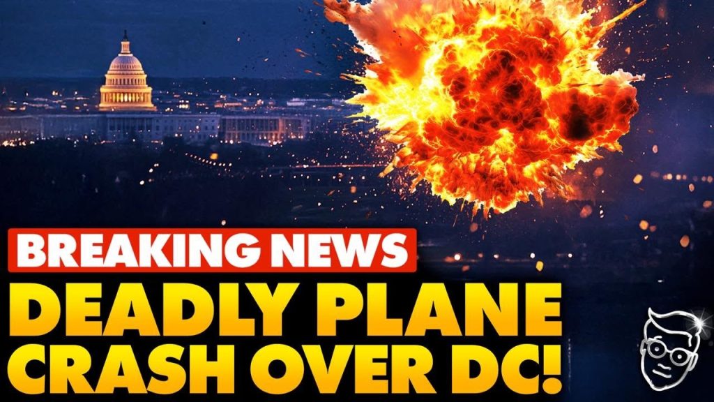 BREAKING: Army Blackhawk SMASHES Into American Airlines Flight Over DC | Massive Explosion, Death