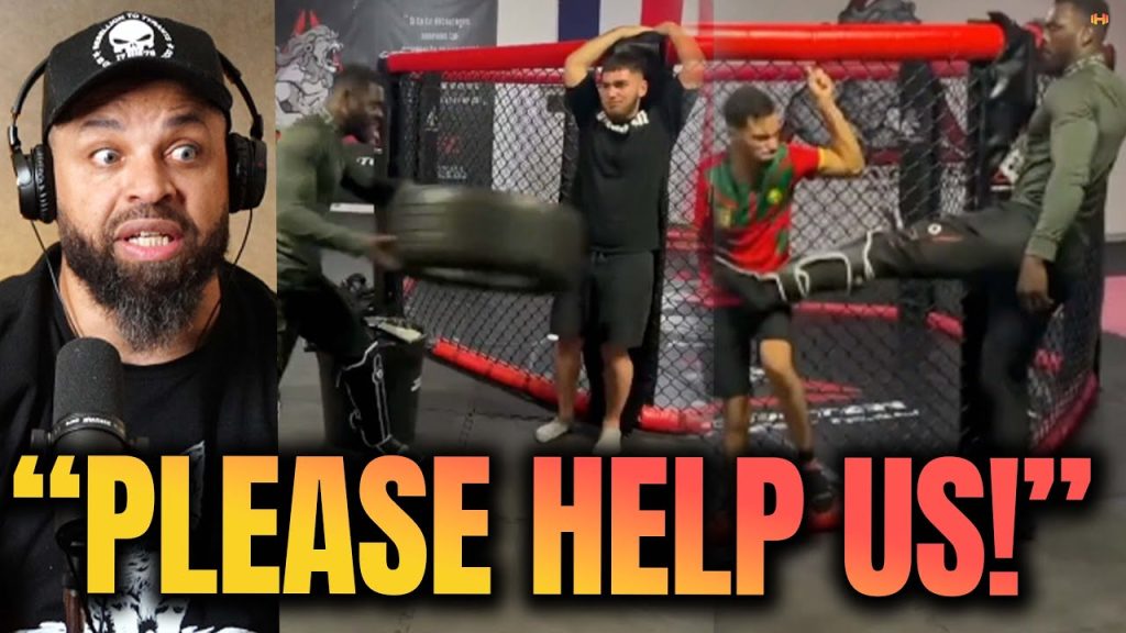 African MMA Trainer ASSAULTS his Trainees During Training!