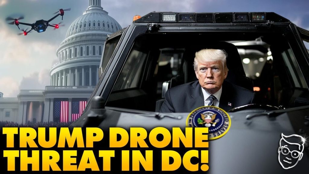 SHOCK: Trump Arrives in Anti-Drone Tank to Fly in Military Jet To DC | Massive Inauguration Threat?